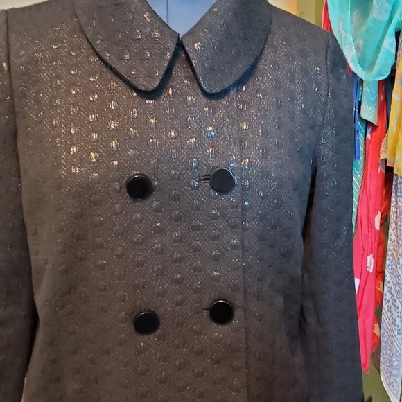 Cute textured black blazer - Picture 1 of 4